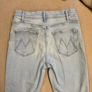 MOTHER Lil’ Hustler Ankle Fray Jeans | Ball’s In Your Court | Size 31P